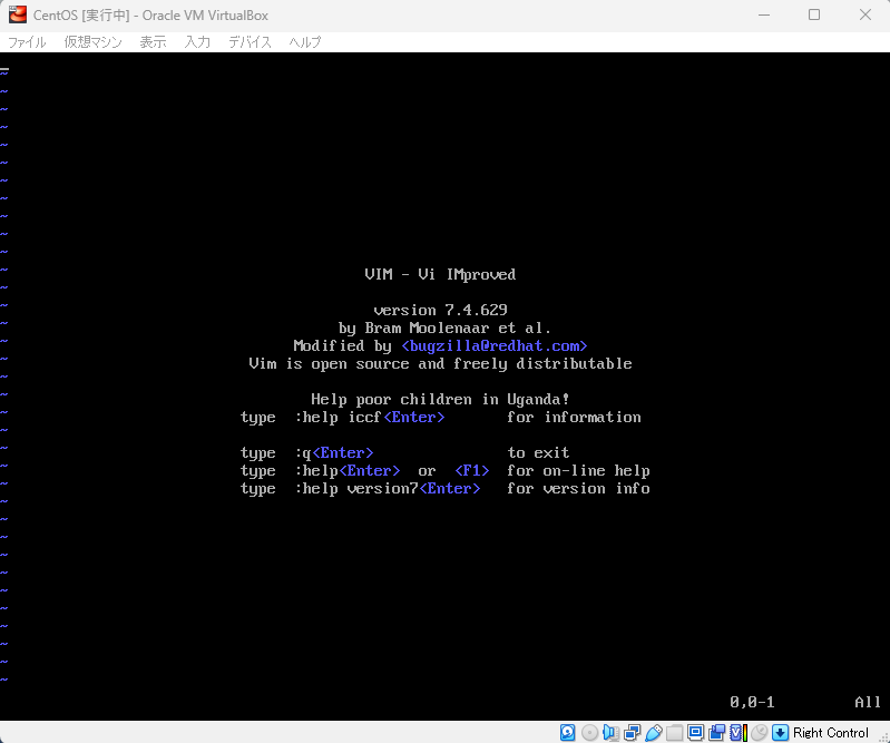 Vim起動画面.png