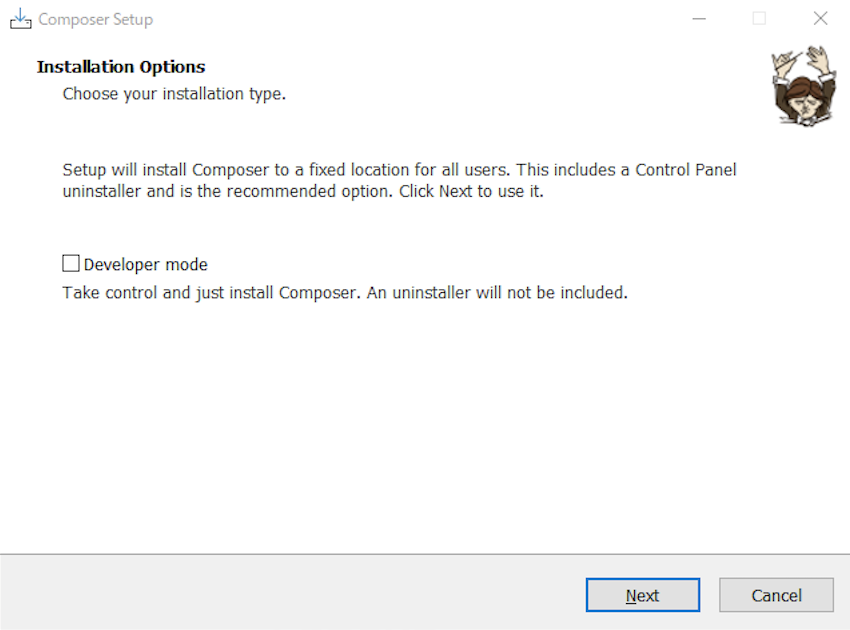 composerインストール