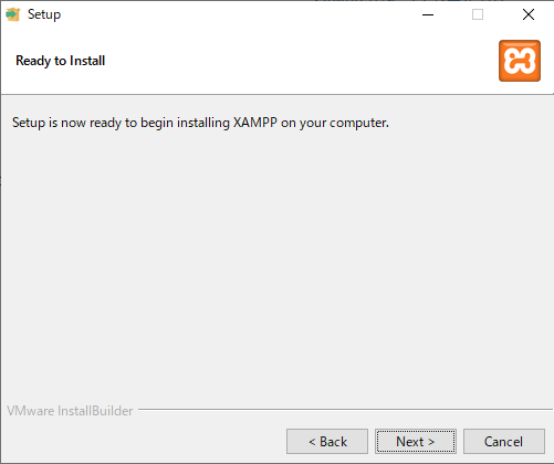 XAMPPインストール手順7